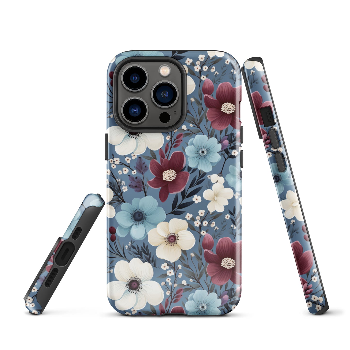 Tough Case for iPhone®- Floral Pattern II