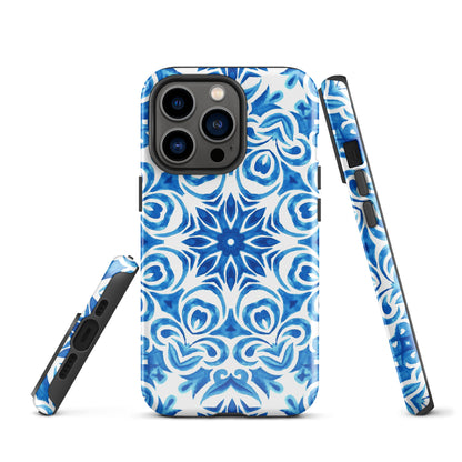Tough Case for iPhone®- Majolica Pattern II