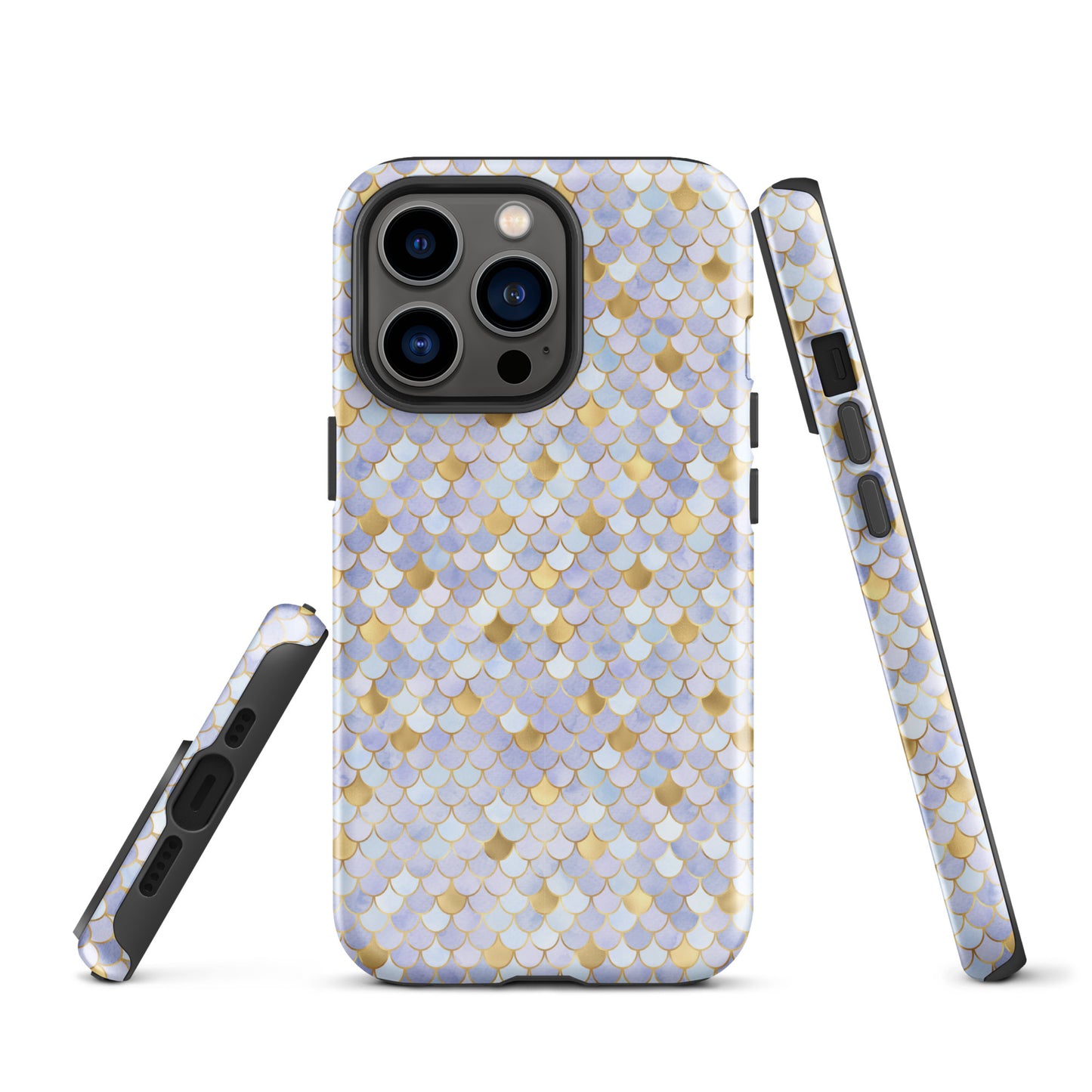 Tough Case for iPhone®- Mermaid Skin Purple