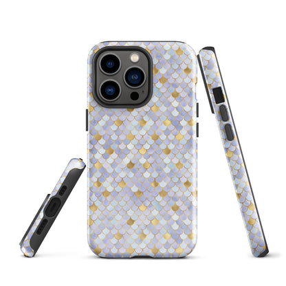 Tough Case for iPhone®- Mermaid Skin Purple