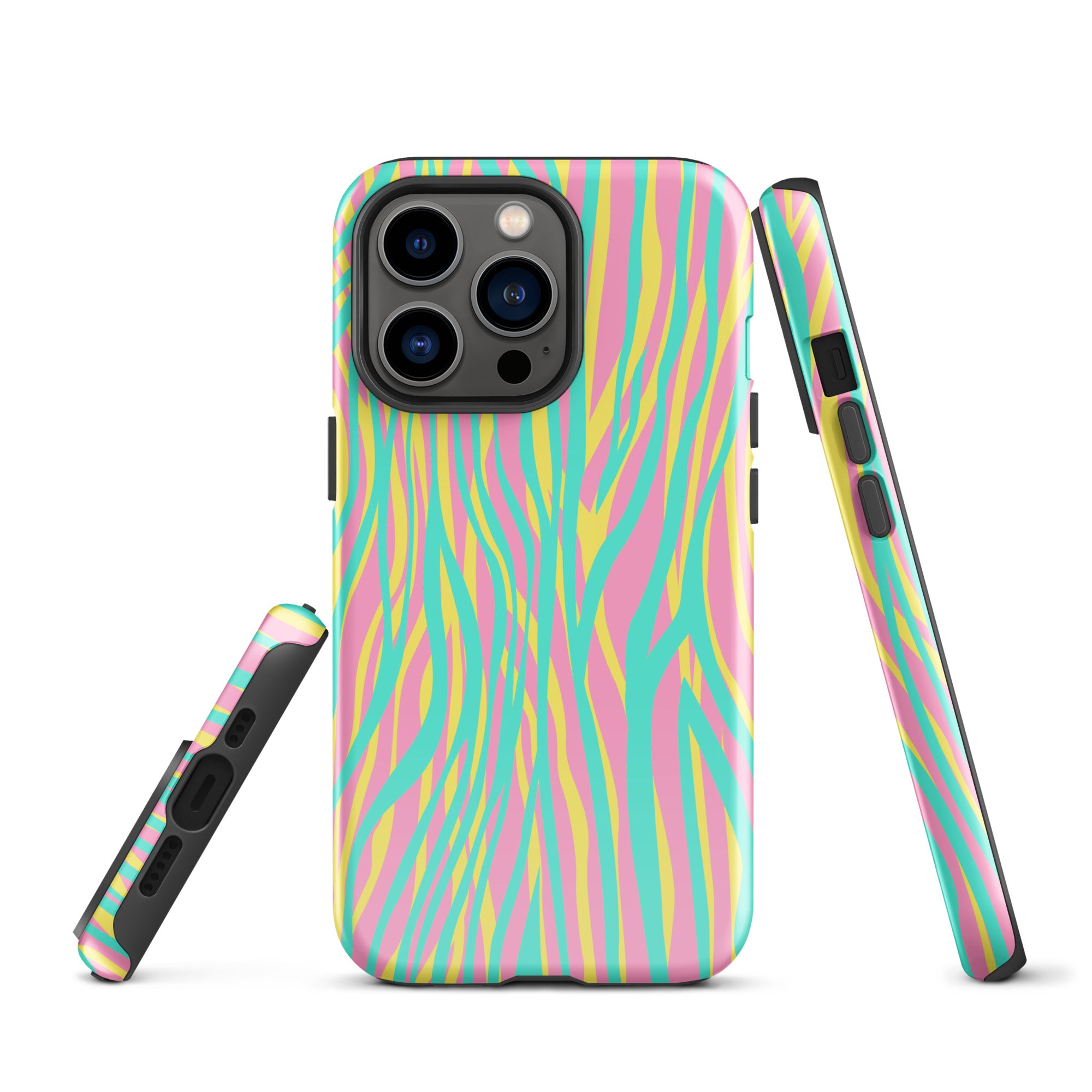 Tough Case for iPhone®- Funky Zebra Pattern I