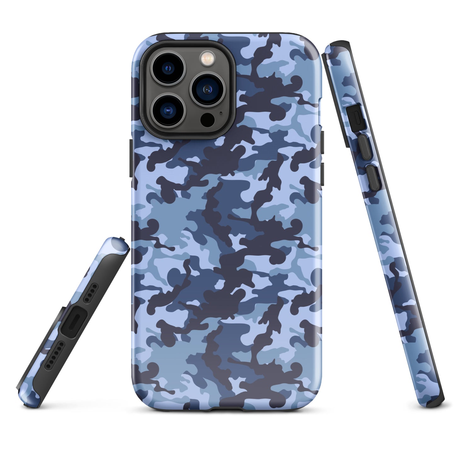 Tough Case for iPhone®- Camo Navy