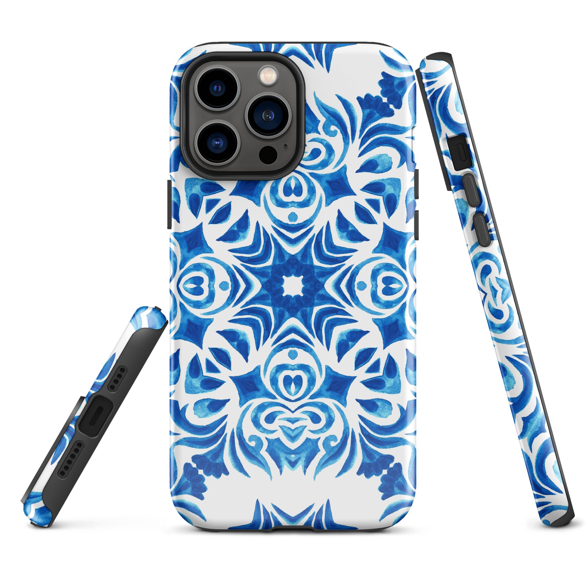 Tough Case for iPhone®- Majolica Pattern 03