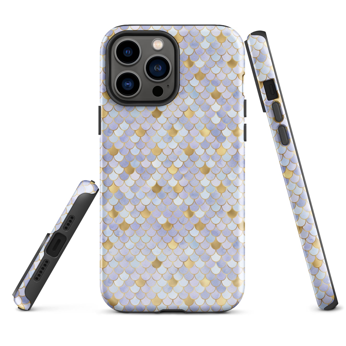 Tough Case for iPhone®- Mermaid Skin Purple