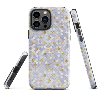 Tough Case for iPhone®- Mermaid Skin Purple
