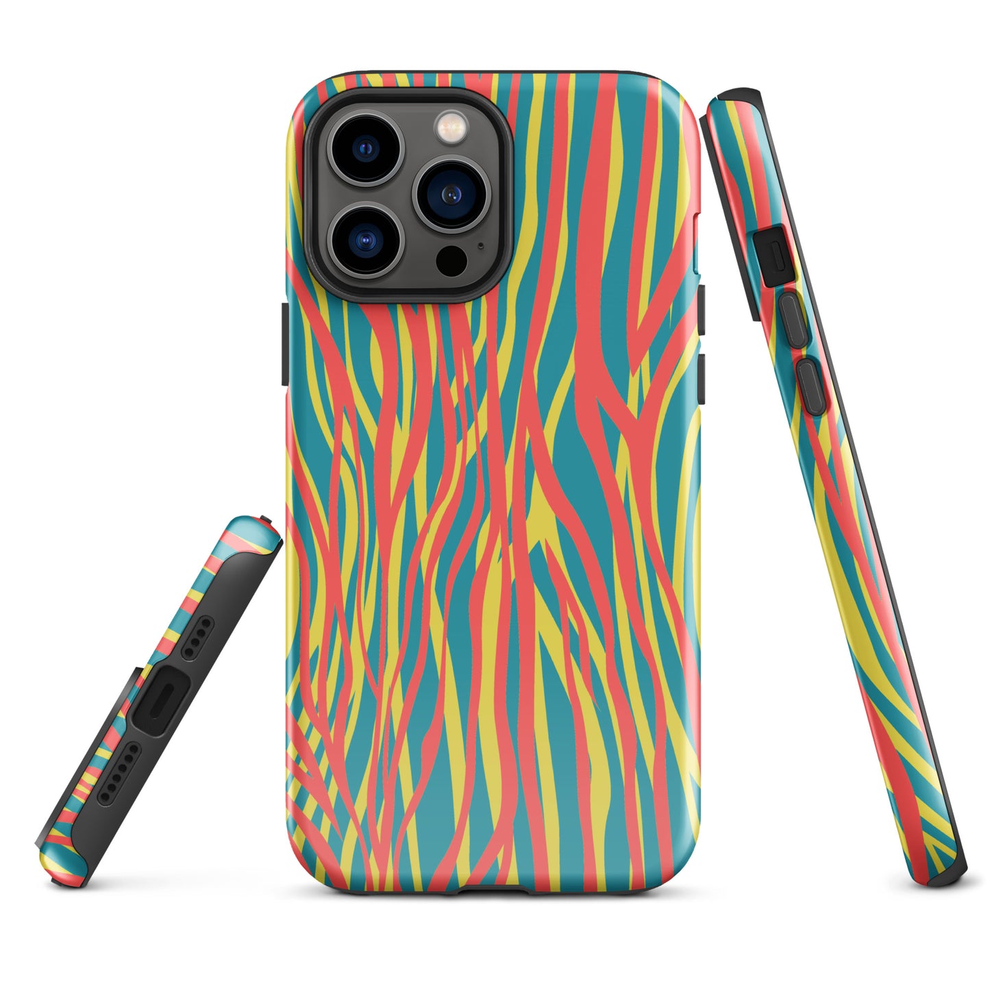 Tough Case for iPhone®- Funky Zebra Pattern III