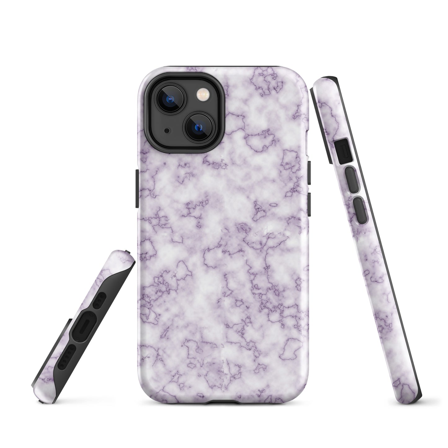 Tough Case for iPhone®- Purple Marble