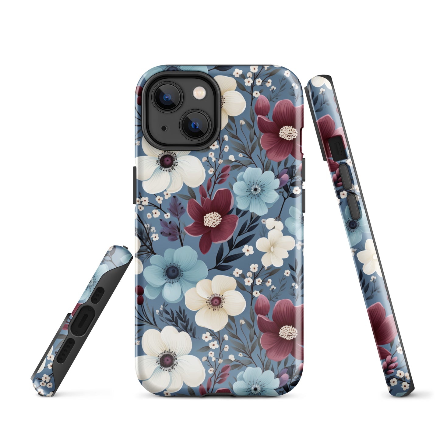 Tough Case for iPhone®- Floral Pattern II