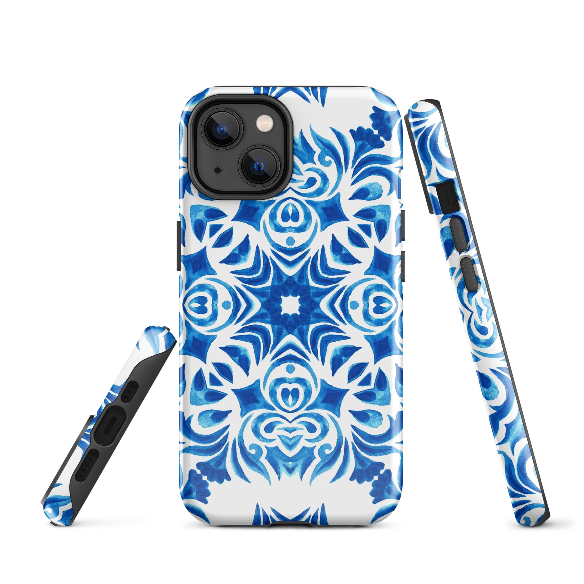 Tough Case for iPhone®- Majolica Pattern 03