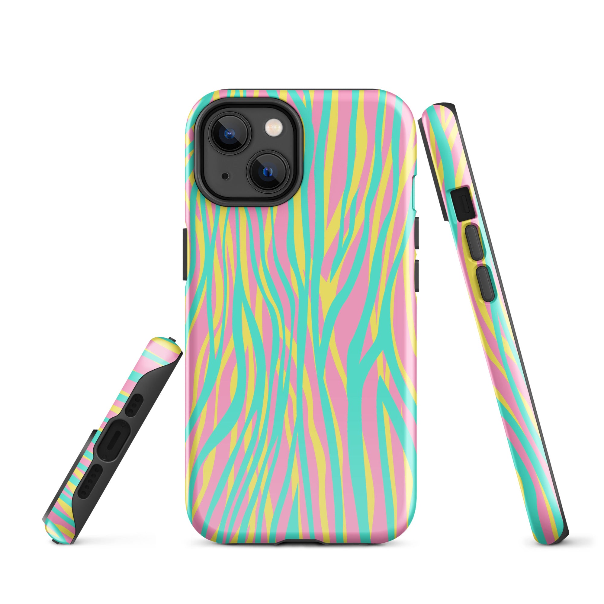 Tough Case for iPhone®- Funky Zebra Pattern 01