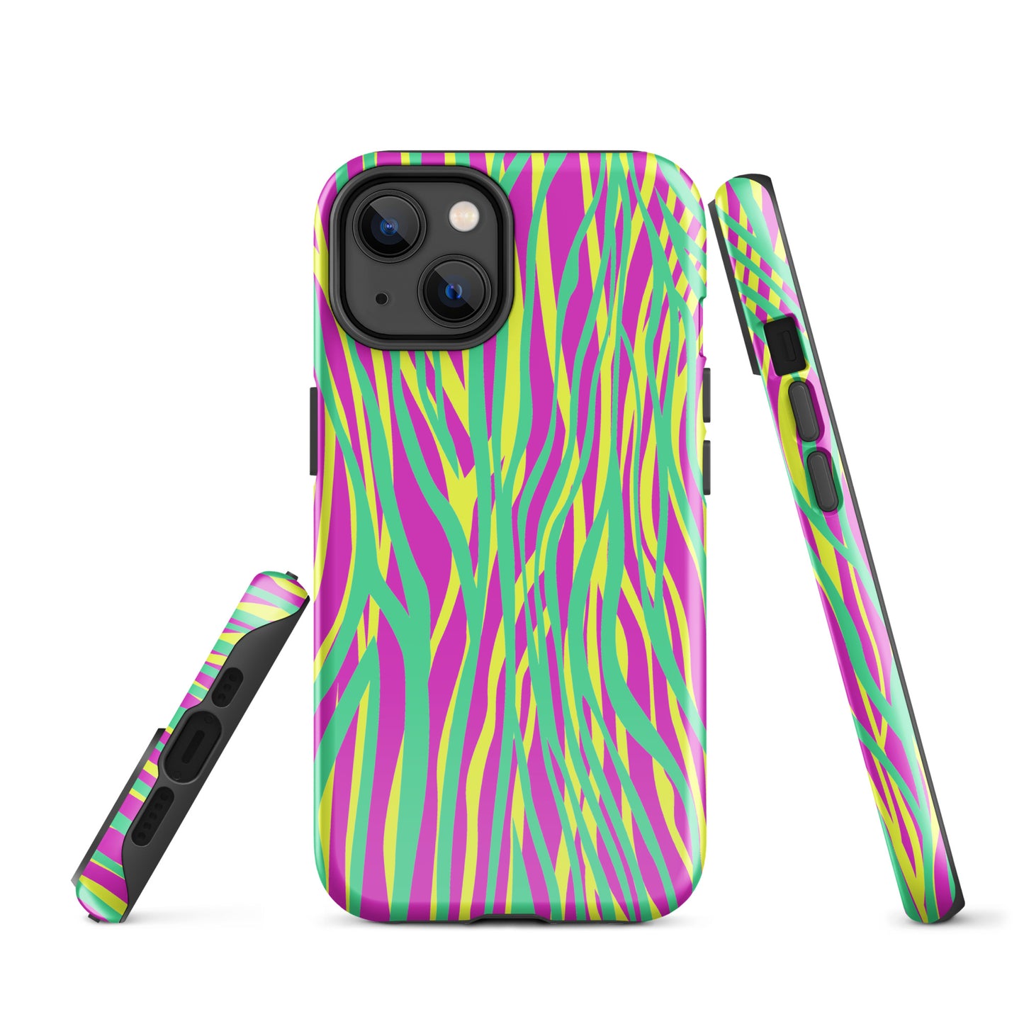 Tough Case for iPhone®- Funky Zebra Pattern II