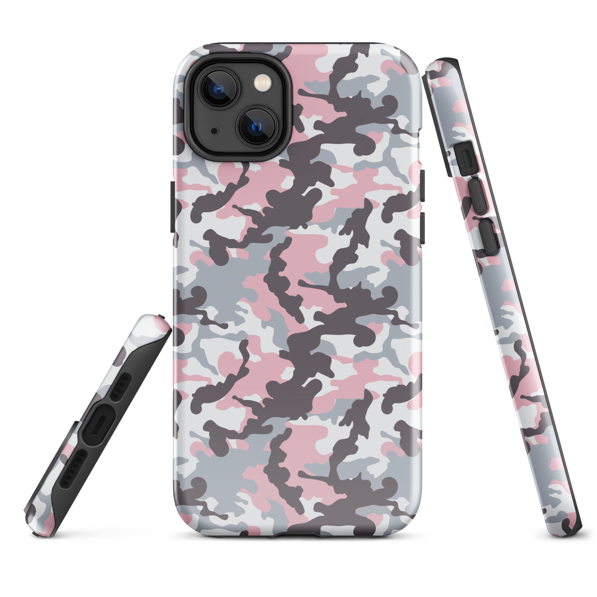 Tough Case for iPhone®- Camo Pink
