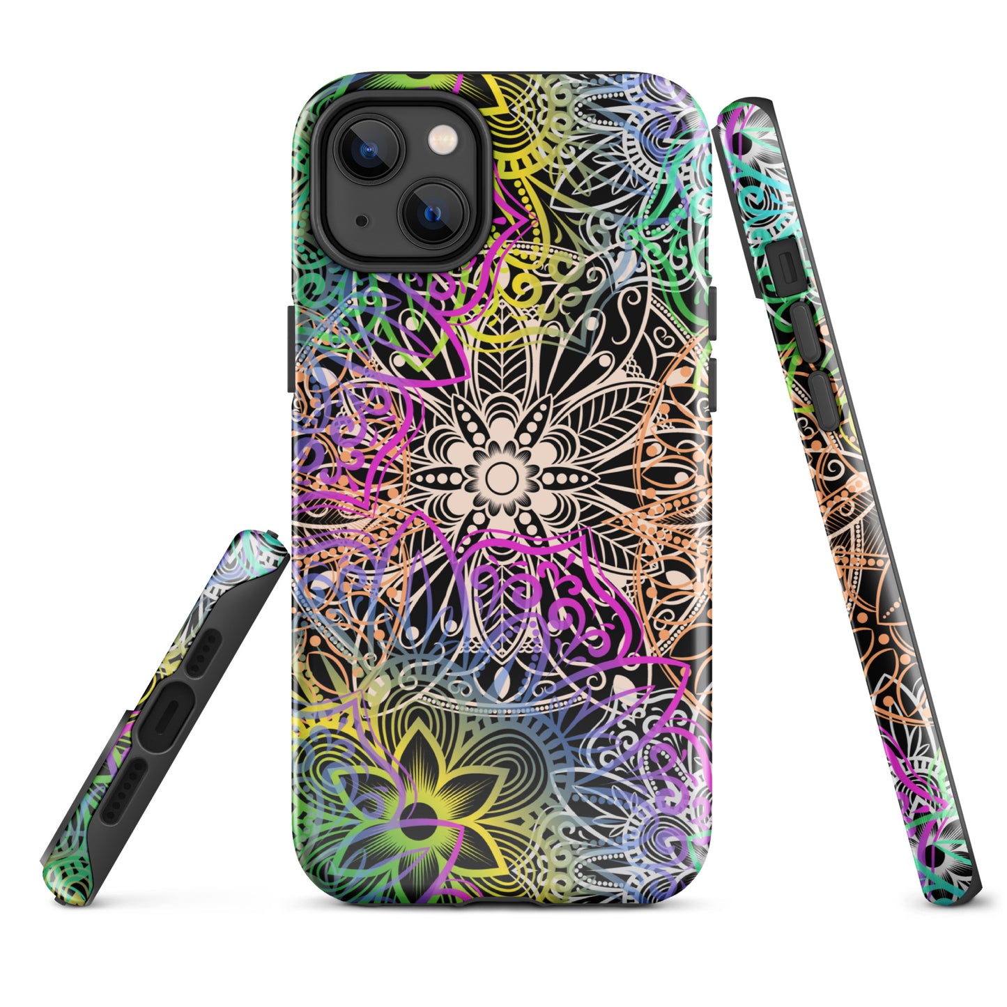 Tough Case for iPhone®- Multicolour Mandala