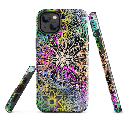 Tough Case for iPhone®- Multicolour Mandala