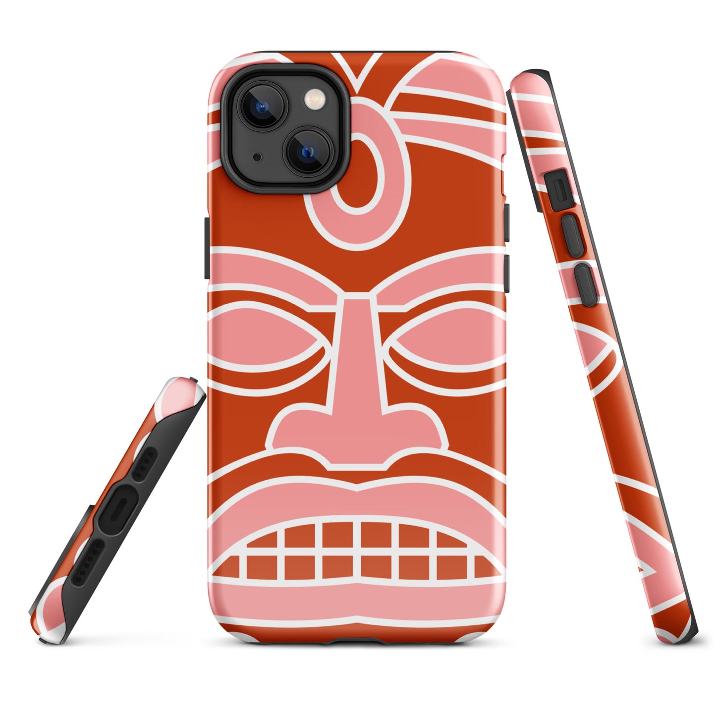 Tough Case for iPhone®- Totem Mask Red