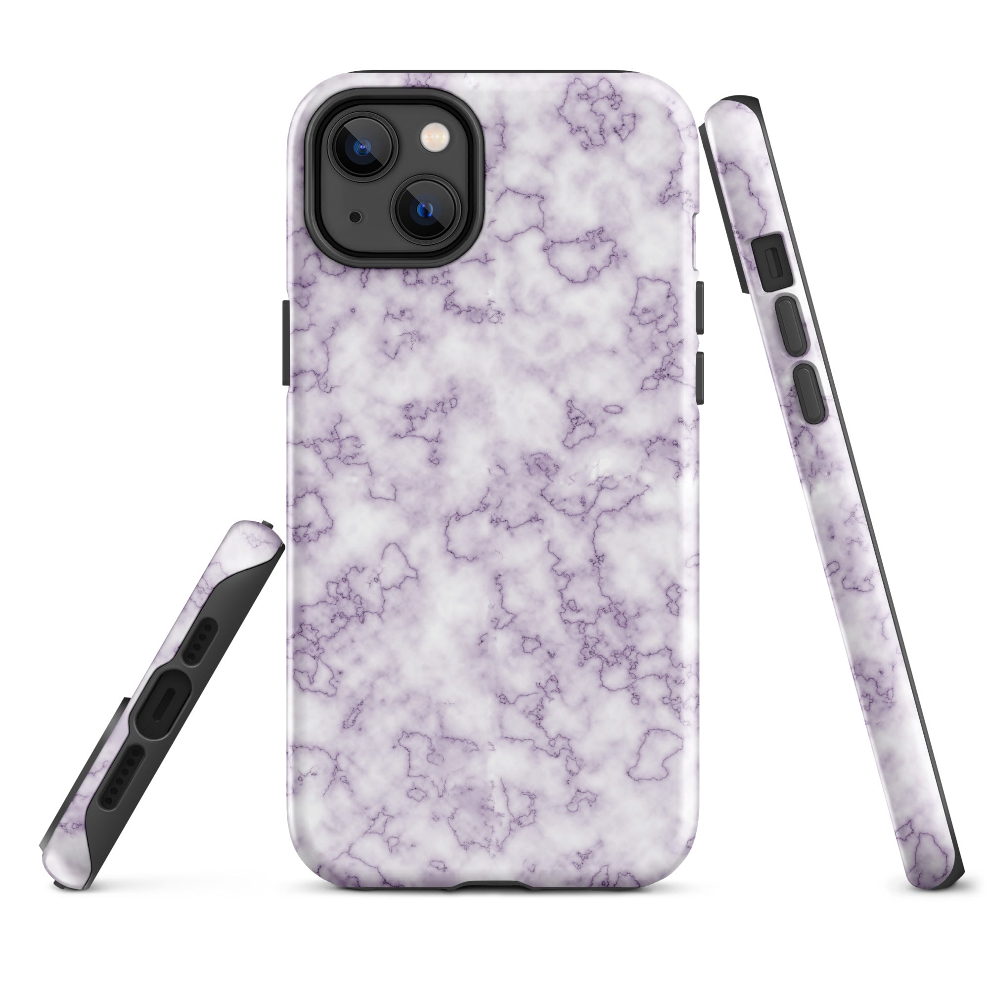 Tough Case for iPhone®- Purple Marble