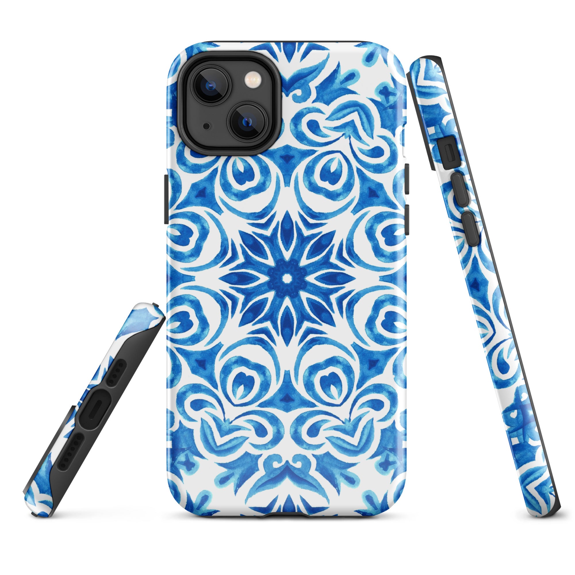 Tough Case for iPhone®- Majolica Pattern II