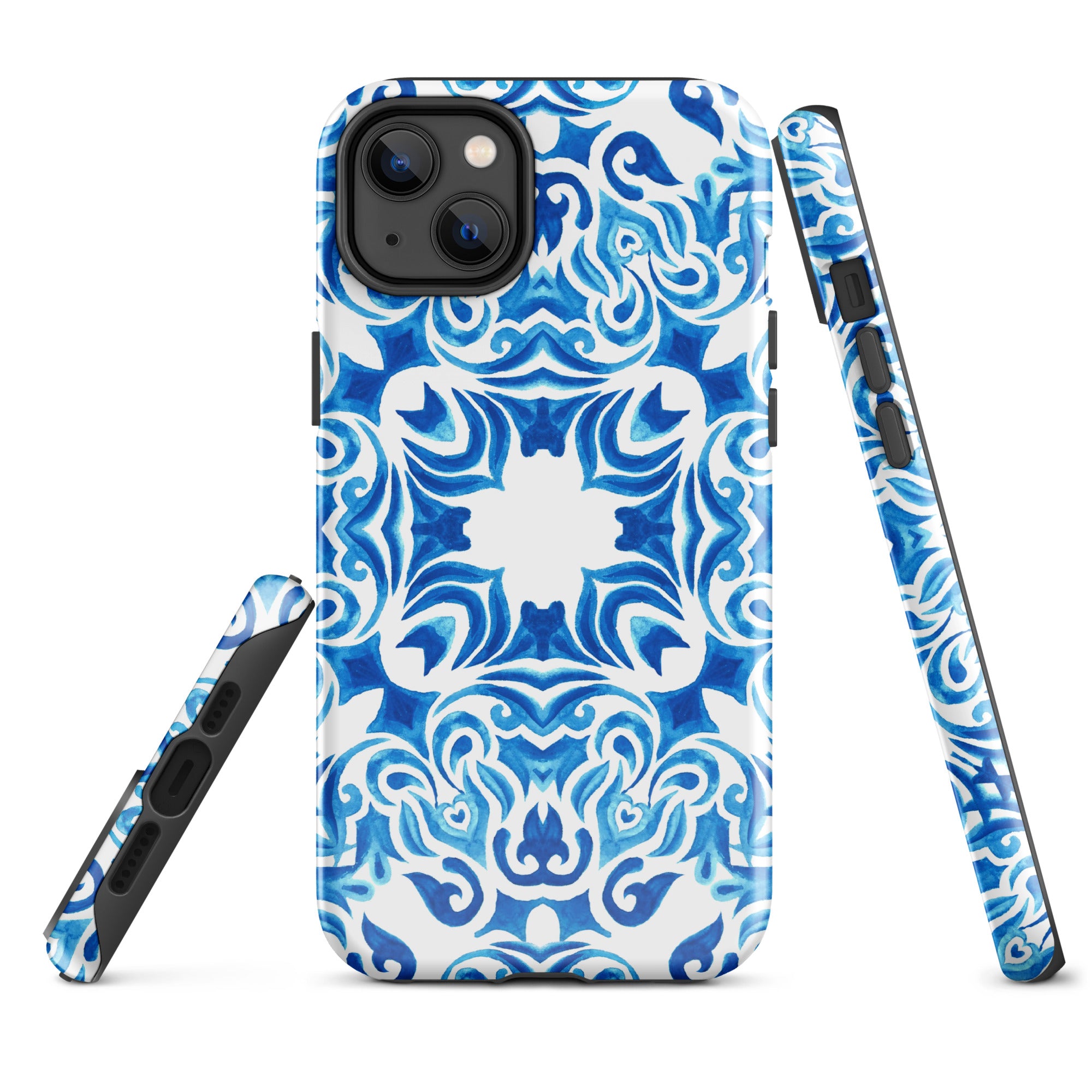 Tough Case for iPhone®- Majolica Pattern 04