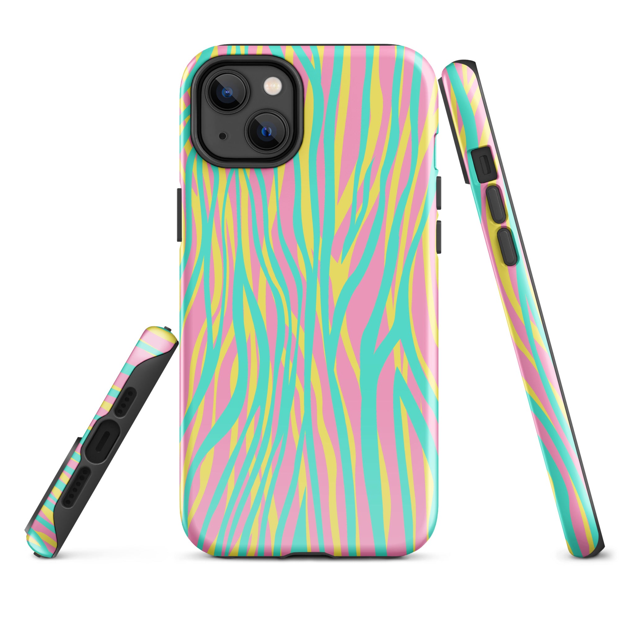 Tough Case for iPhone®- Funky Zebra Pattern I