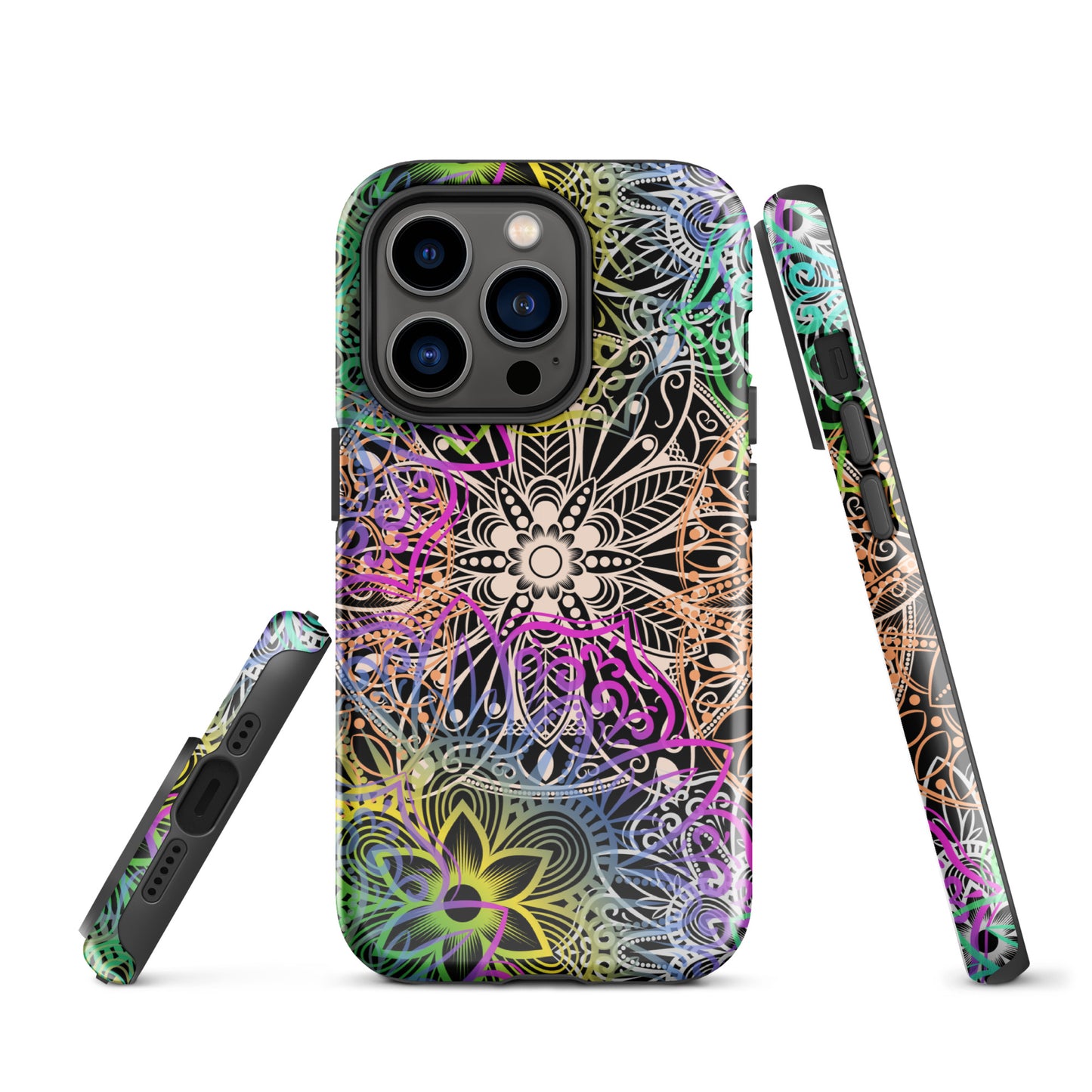 Tough Case for iPhone®- Multicolour Mandala
