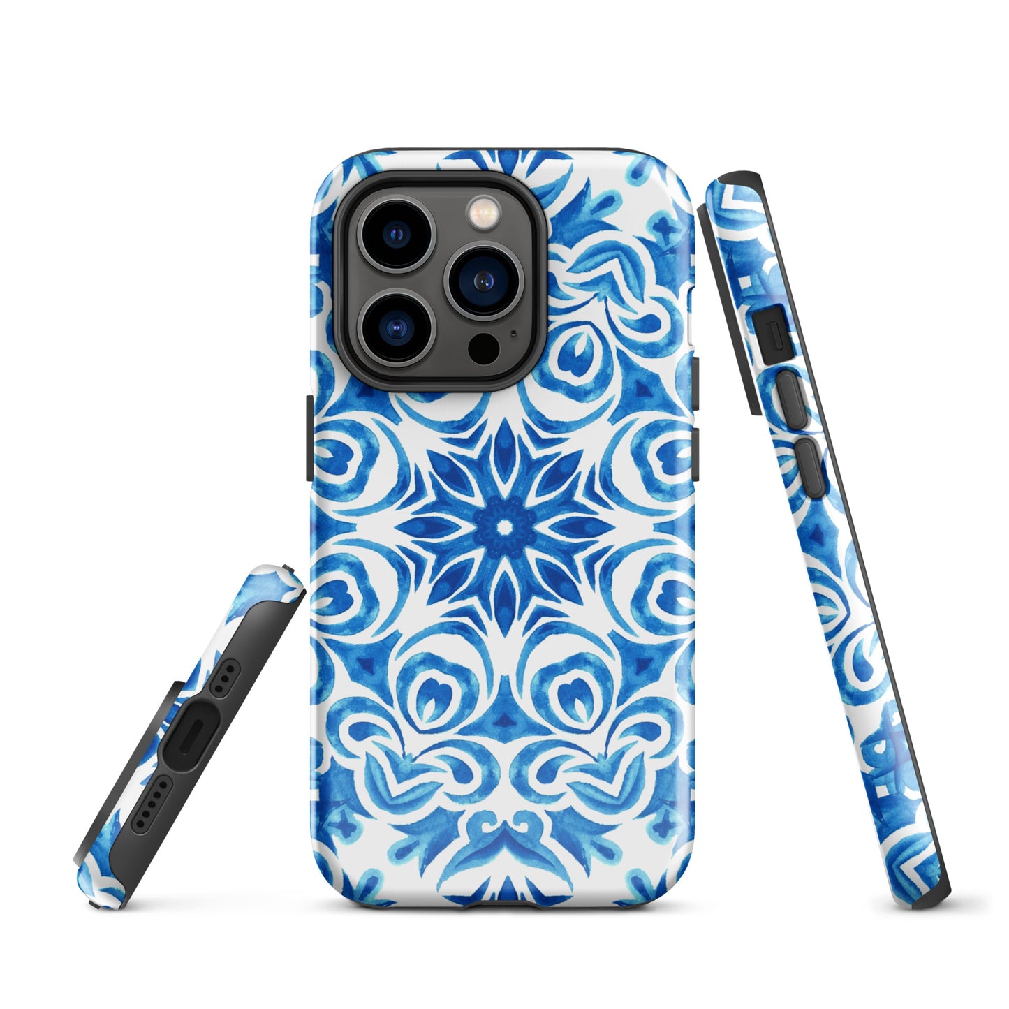 Tough Case for iPhone®- Majolica Pattern II