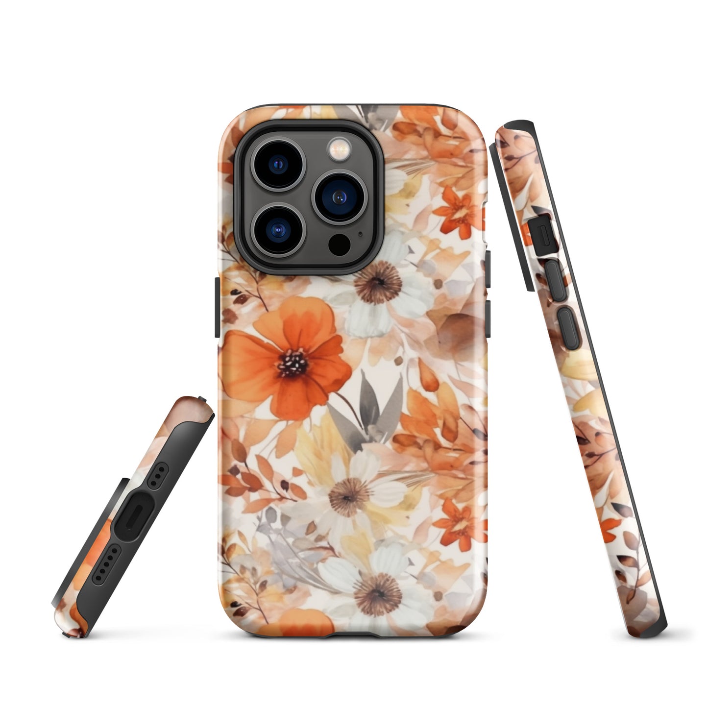 Tough Case for iPhone®- Floral Pattern I