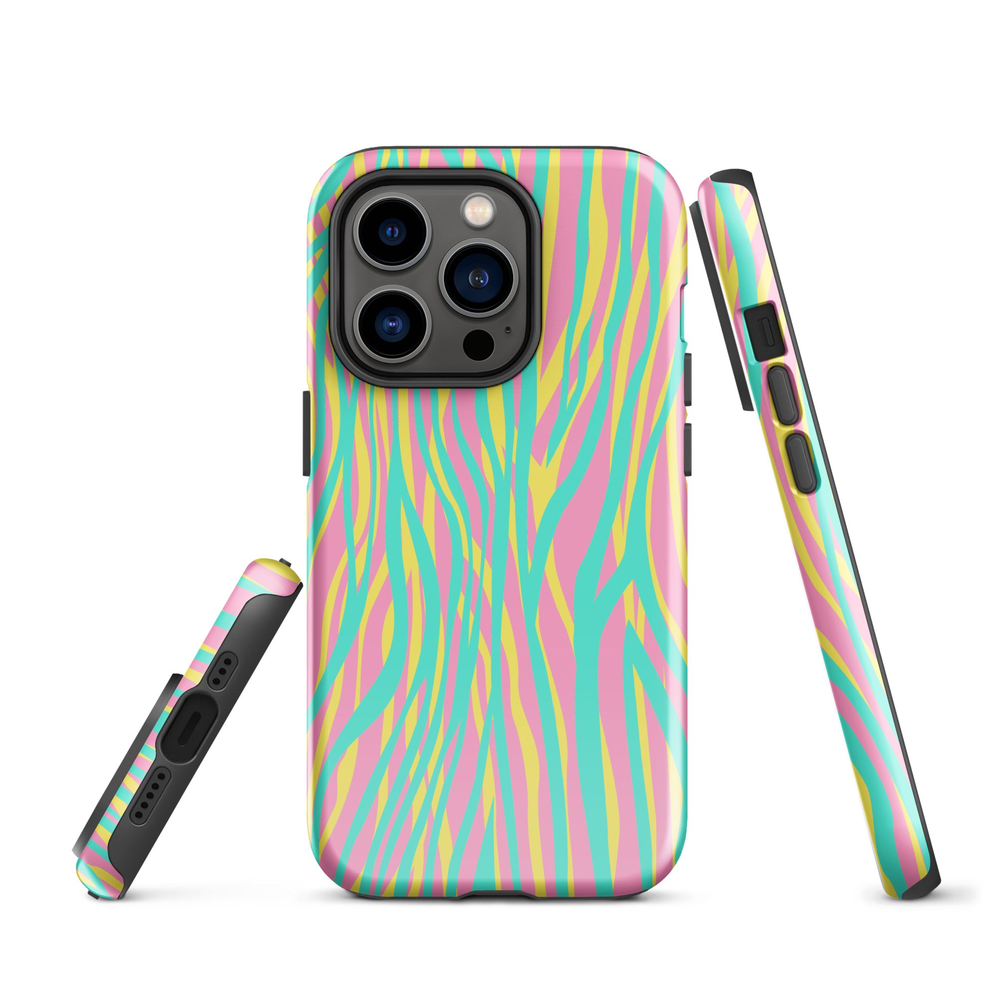 Tough Case for iPhone®- Funky Zebra Pattern 01