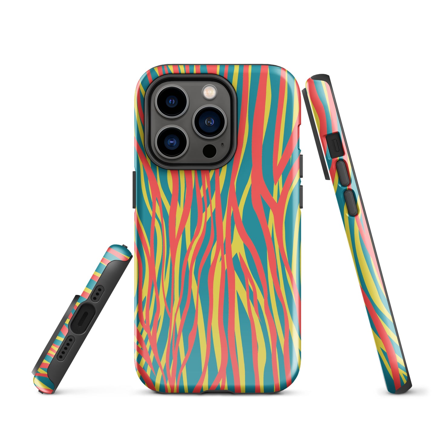 Tough Case for iPhone®- Funky Zebra Pattern III
