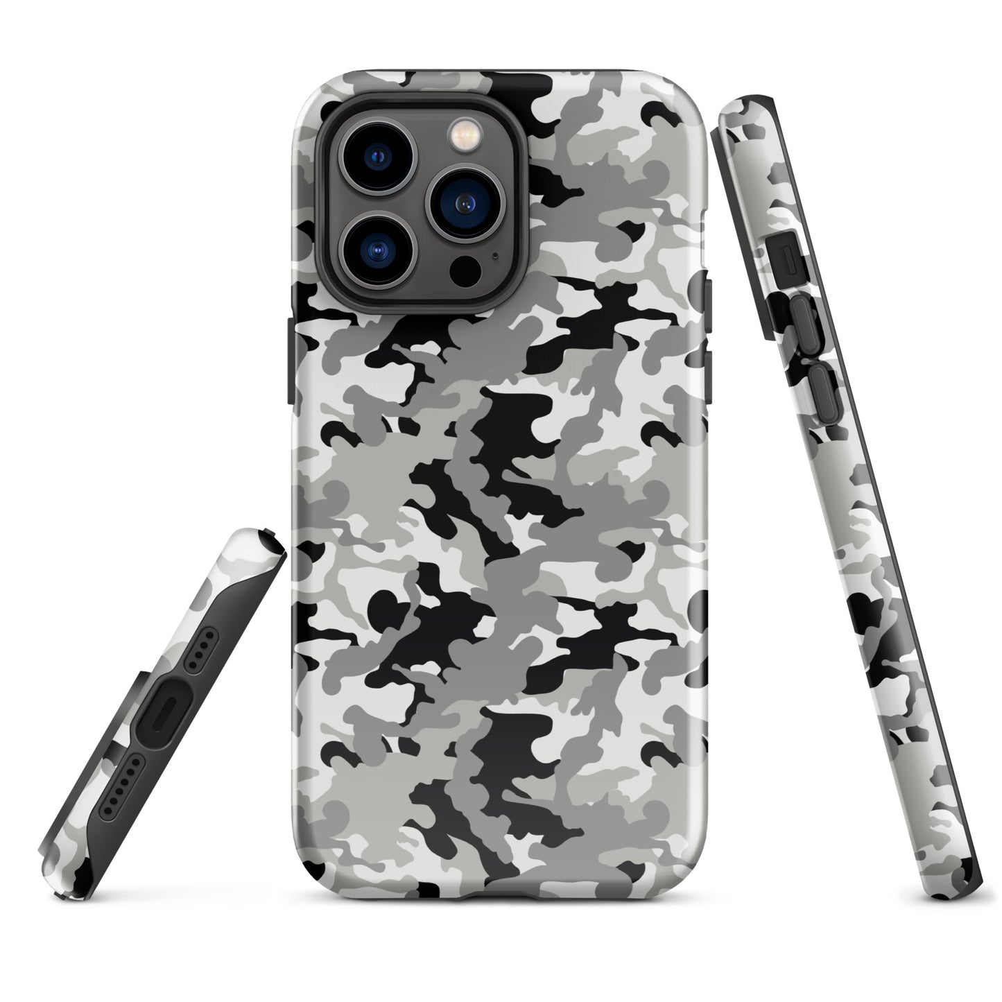 Tough Case for iPhone®- Camo Black