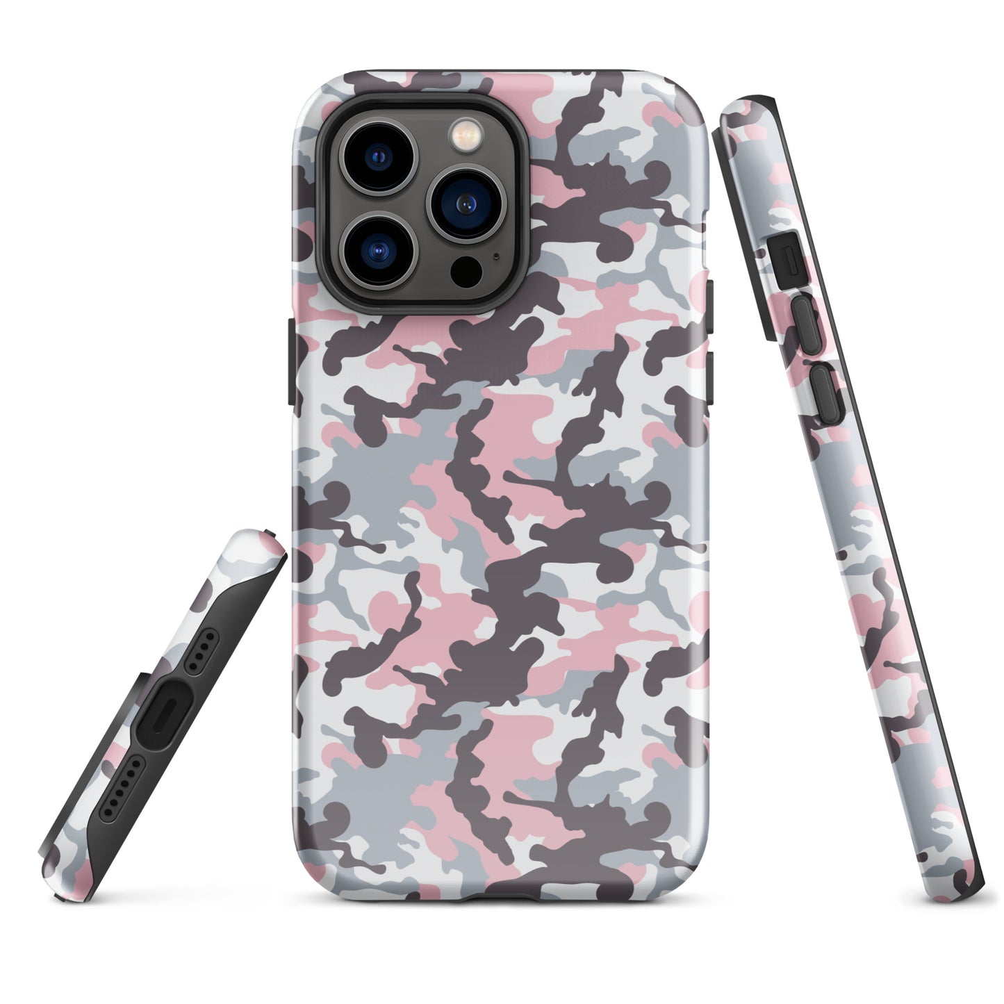 Tough Case for iPhone®- Camo Pink