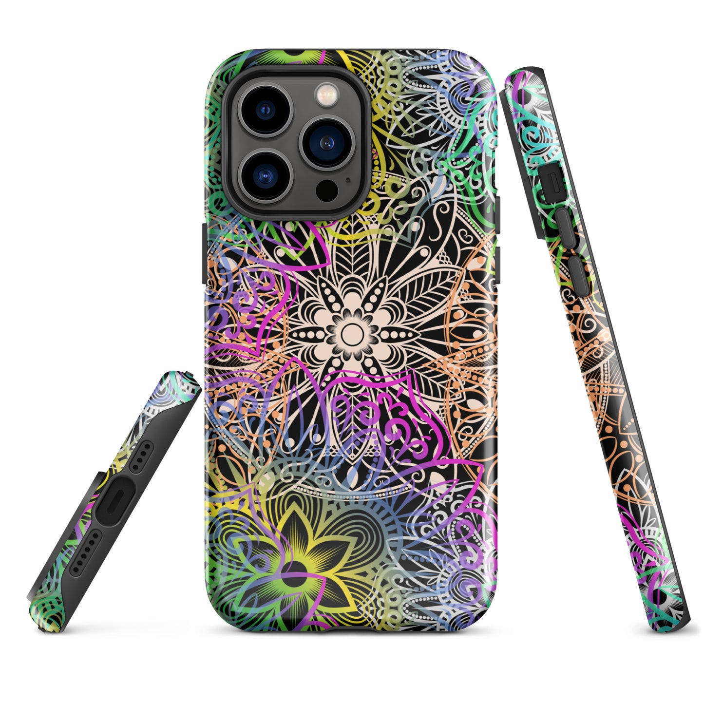 Tough Case for iPhone®- Multicolour Mandala