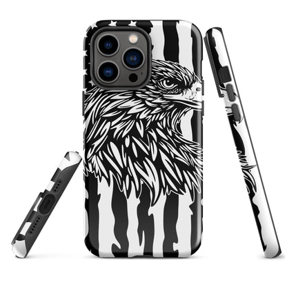 Tough Case for iPhone®- Eagle Mono
