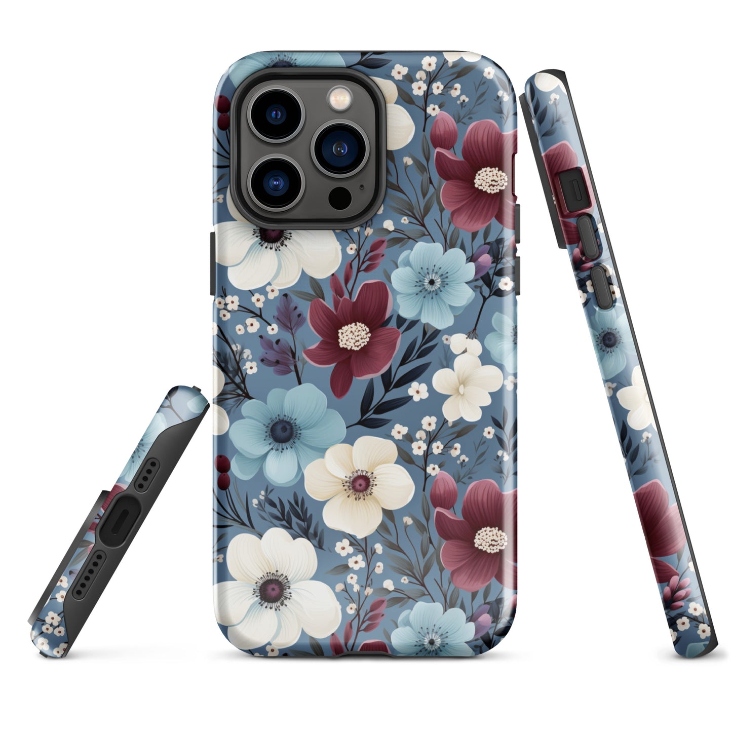 Tough Case for iPhone®- Floral Pattern II