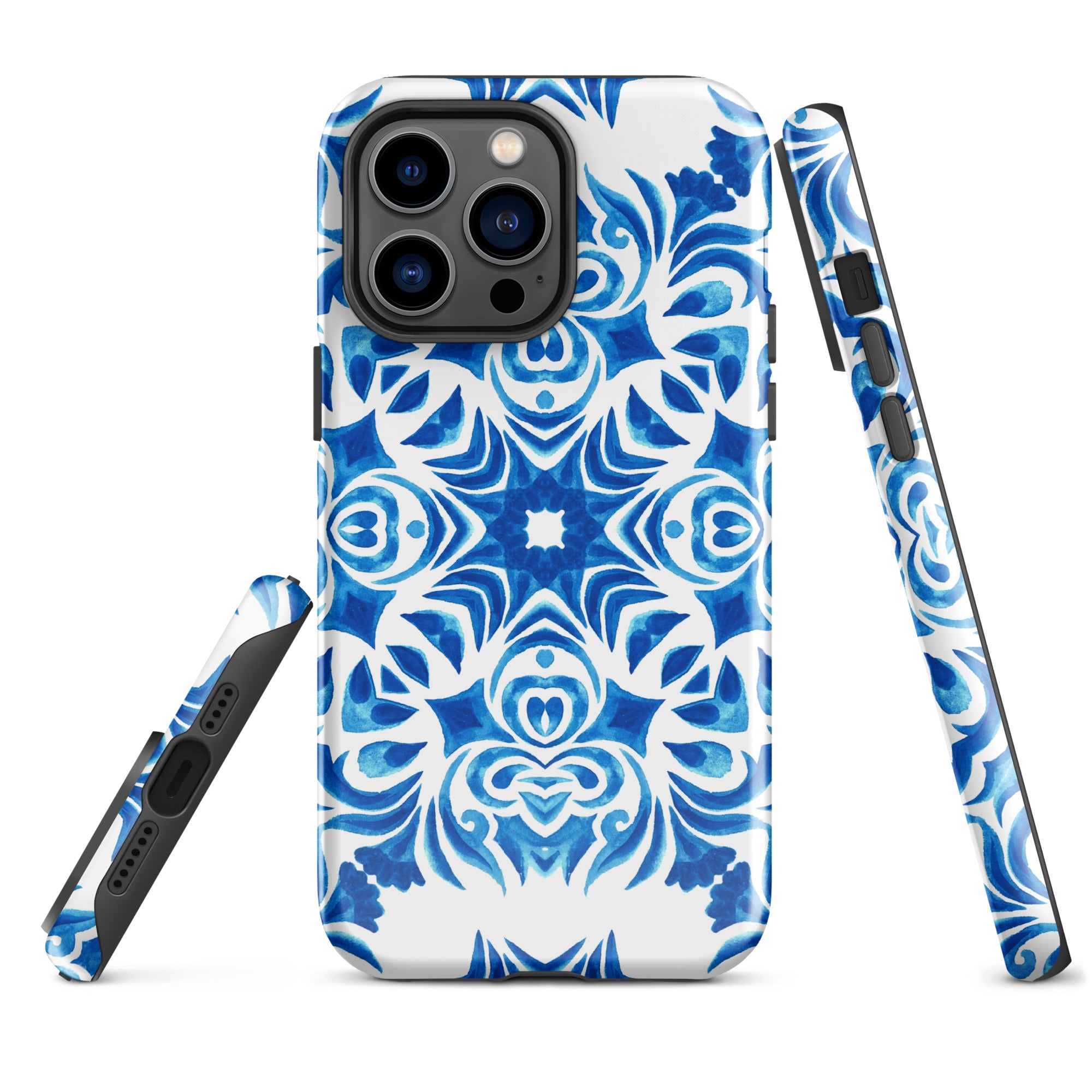 Tough Case for iPhone®- Majolica Pattern III