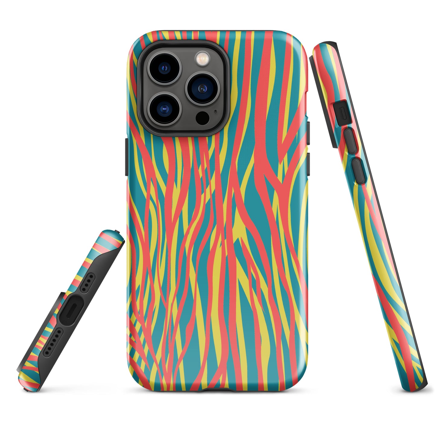 Tough Case for iPhone®- Funky Zebra Pattern III