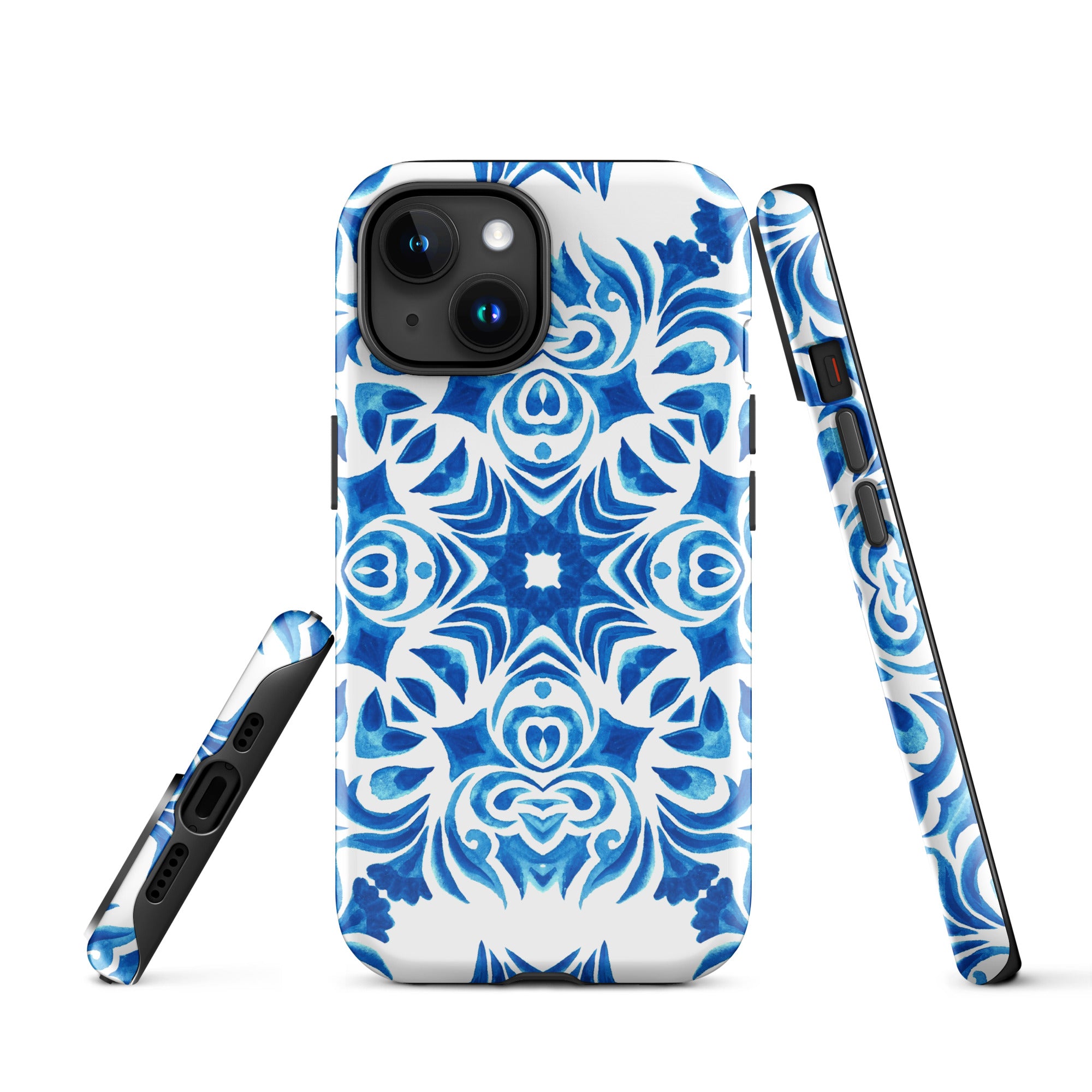 Tough Case for iPhone®- Majolica Pattern III