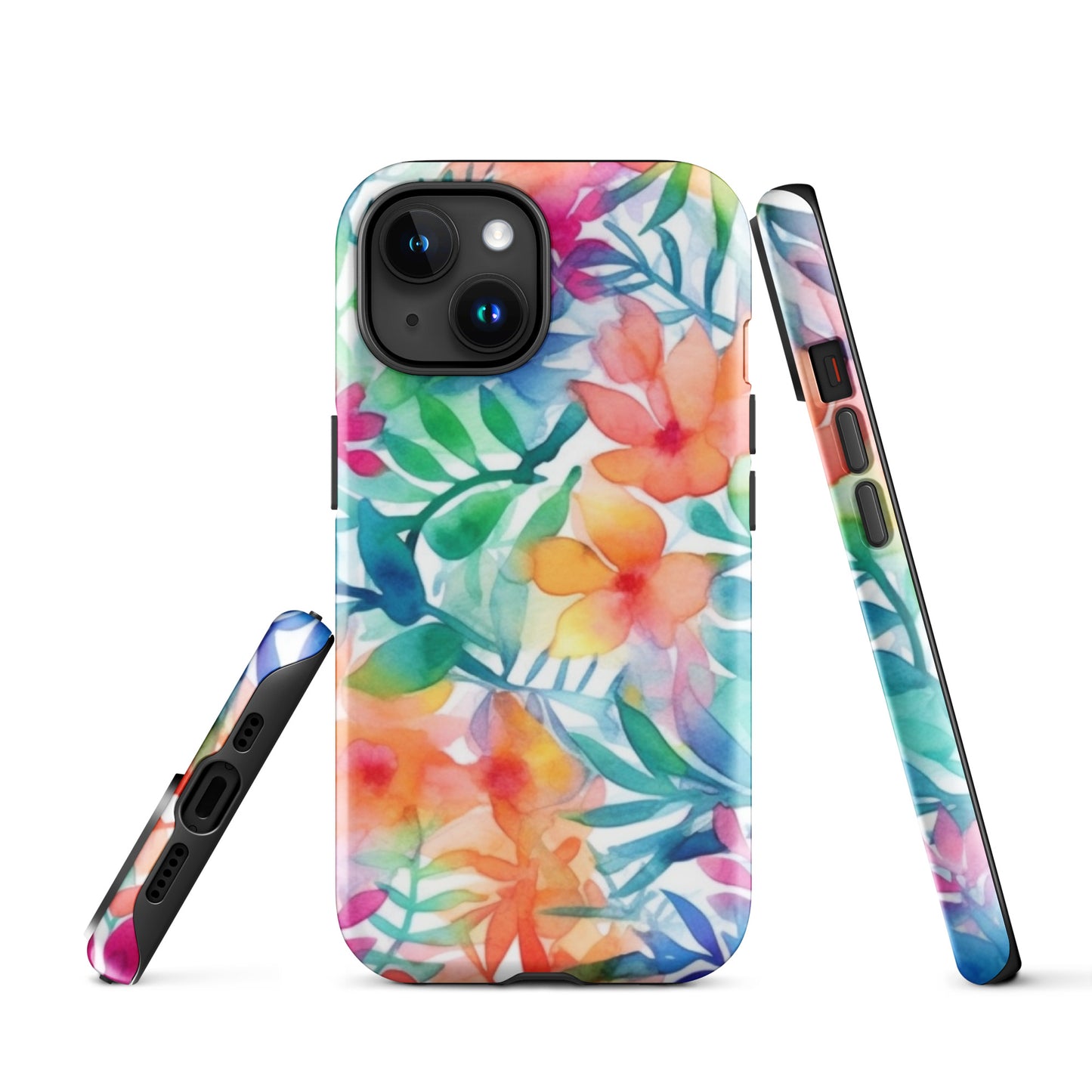 Tough Case for iPhone®- Floral Pattern III