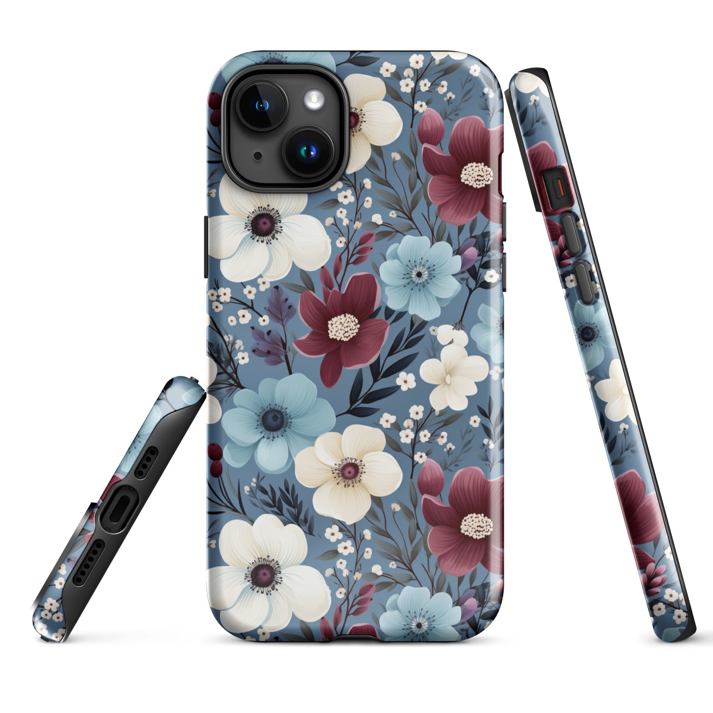 Tough Case for iPhone®- Floral Pattern II