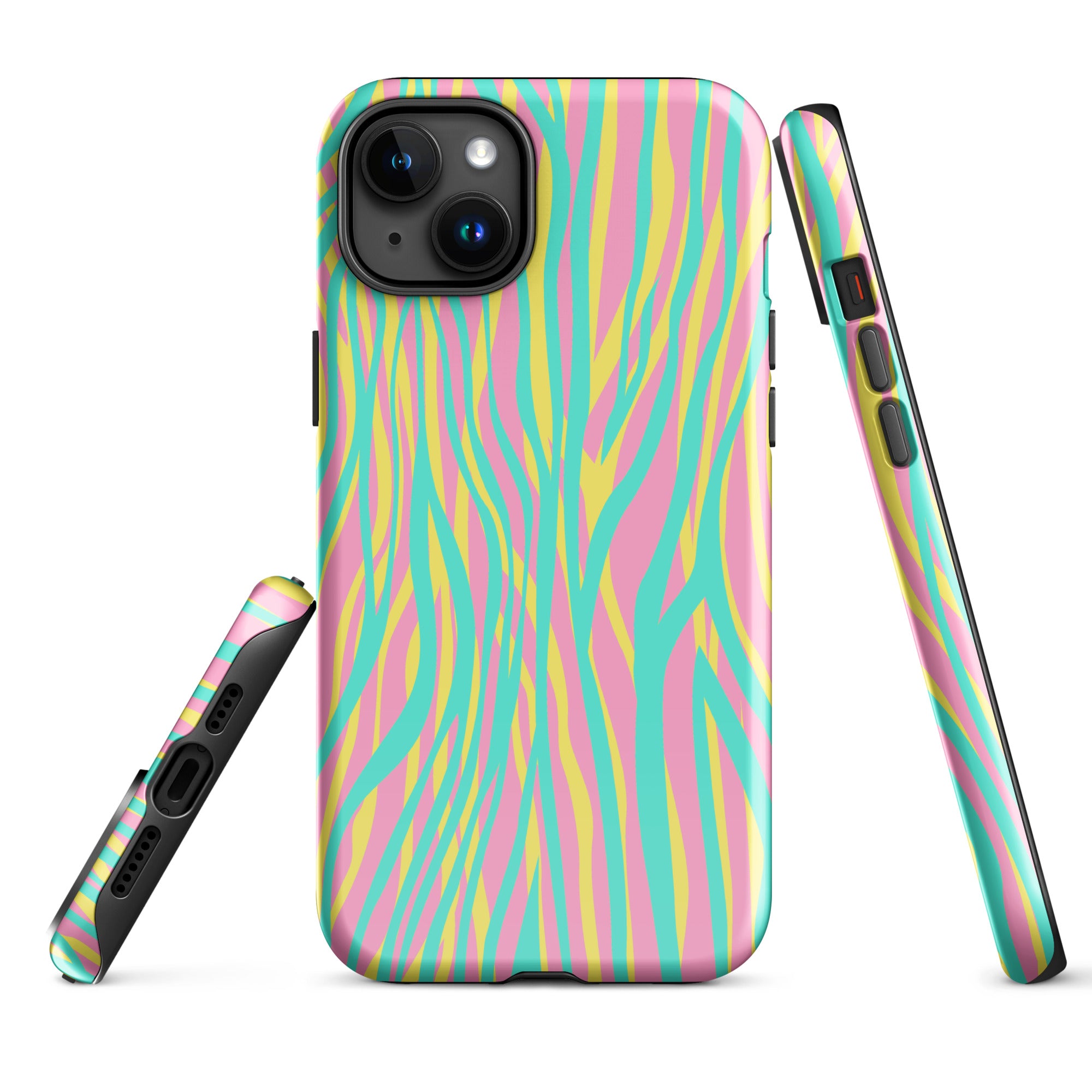 Tough Case for iPhone®- Funky Zebra Pattern 01