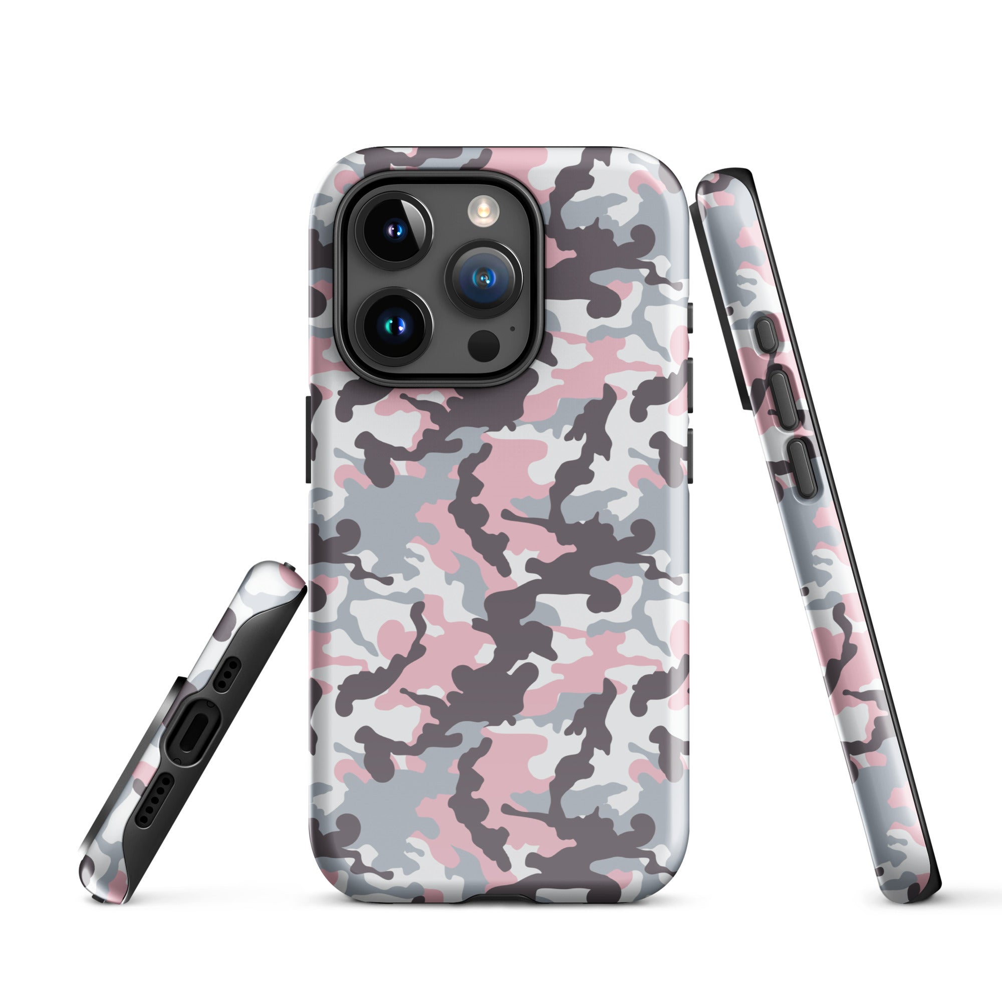 Tough Case for iPhone®- Camo Pink