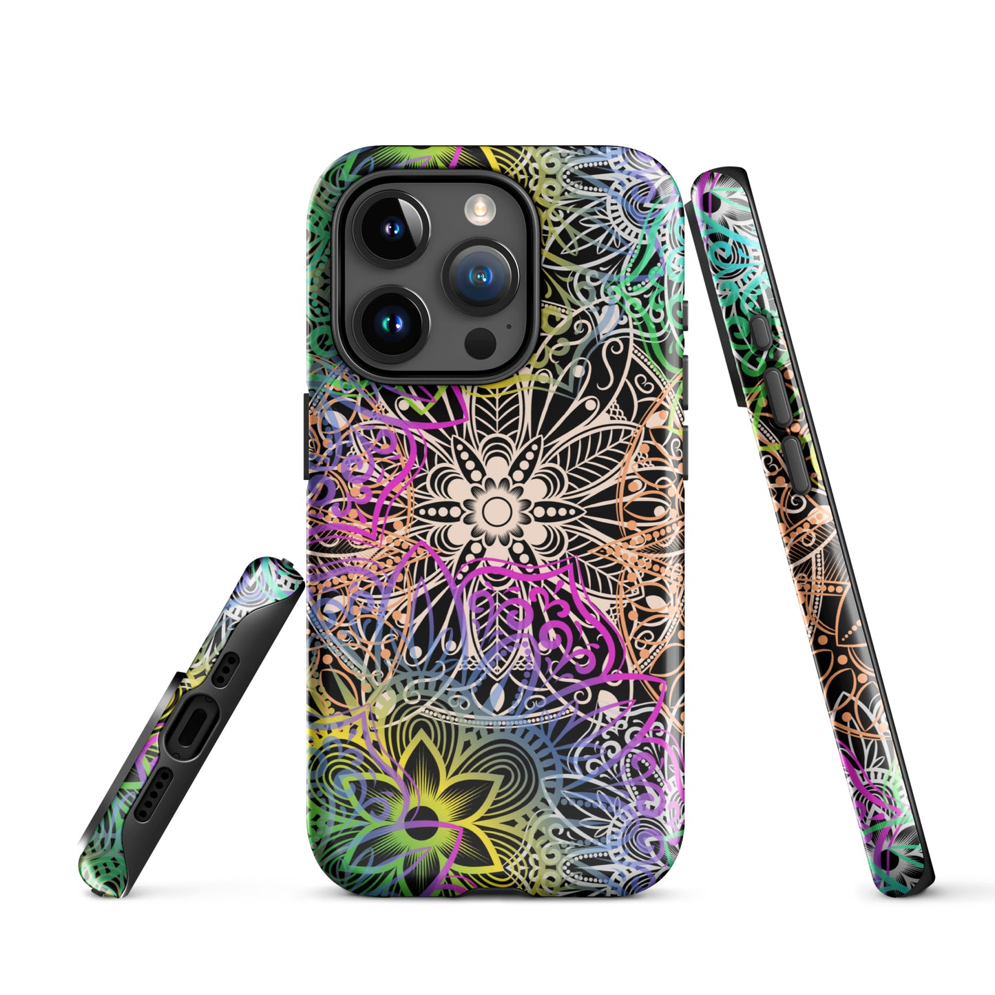 Tough Case for iPhone®- Multicolour Mandala