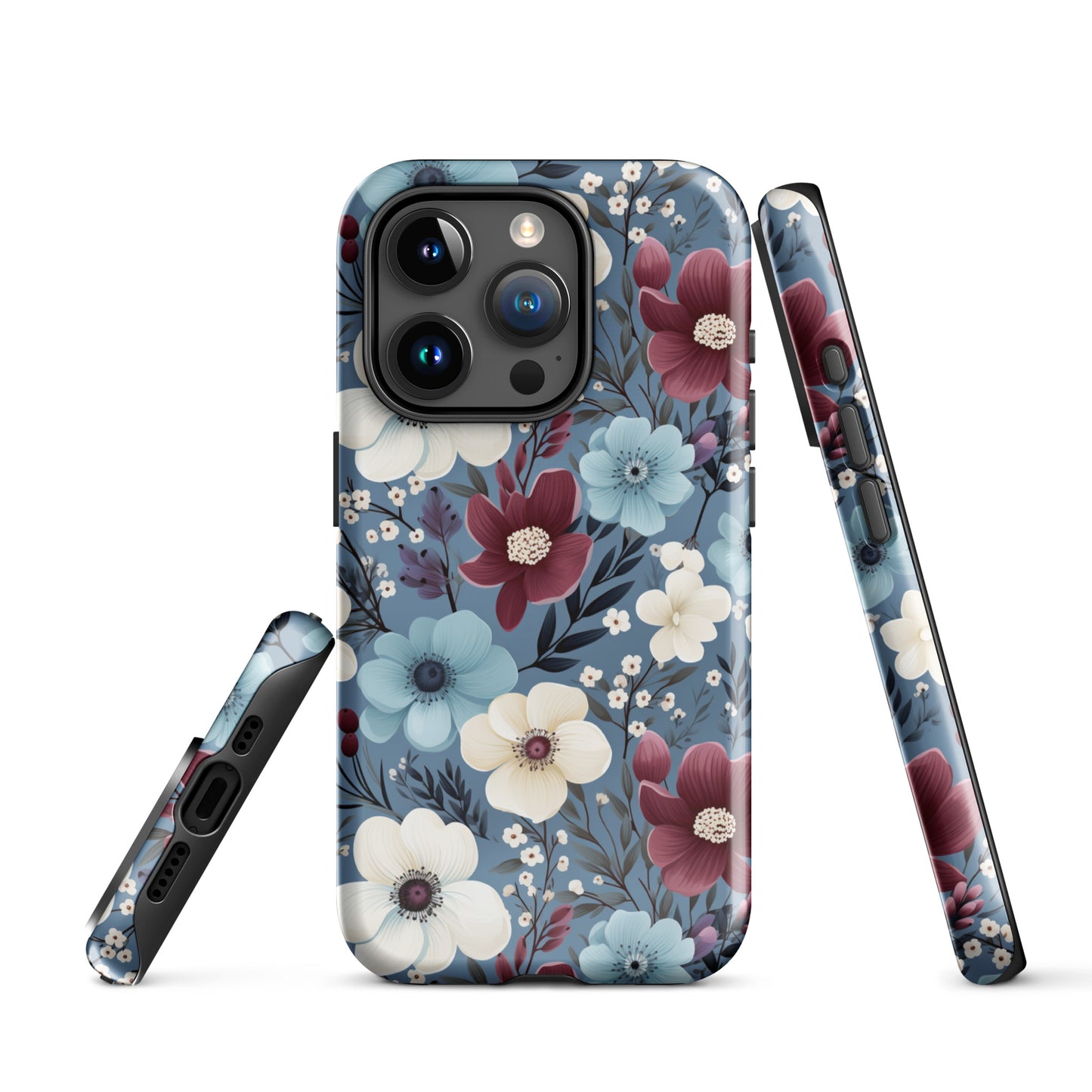 Tough Case for iPhone®- Floral Pattern II
