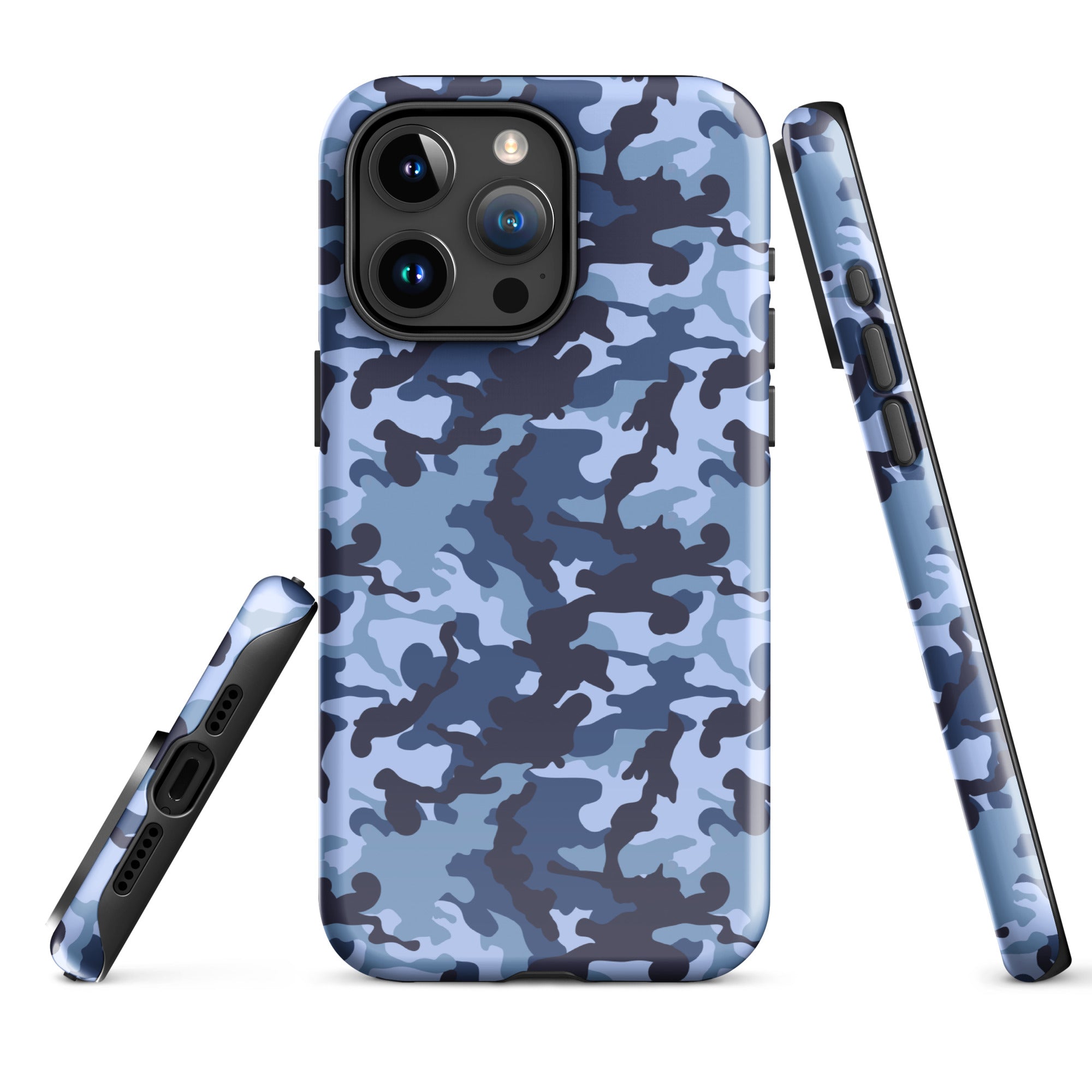 Tough Case for iPhone®- Camo Navy