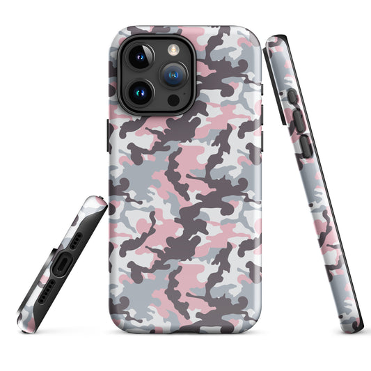 Tough Case for iPhone®- Camo Pink