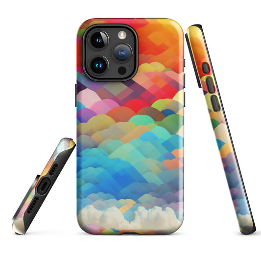 Tough Case for iPhone - Rainbow Cloud