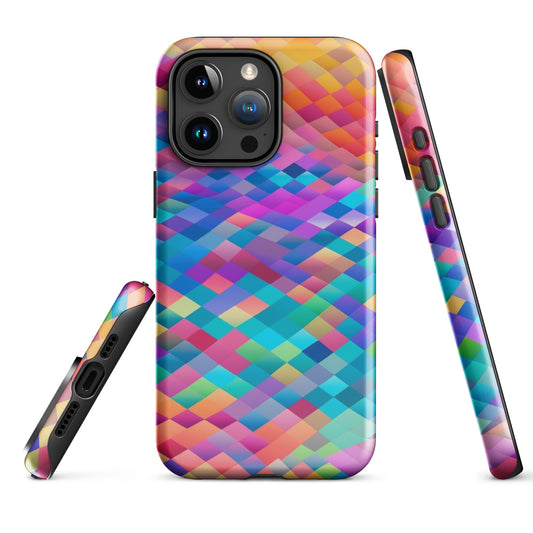Tough Case for iPhone - Rainbow Cloud