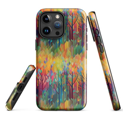 Tough Case for iPhone - Rainbow Forest
