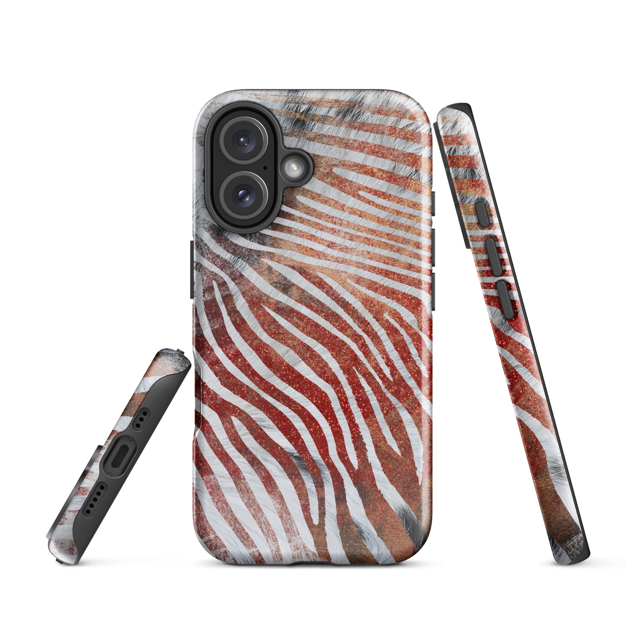 Tough Case for iPhone®- Safari Animal Print Design V