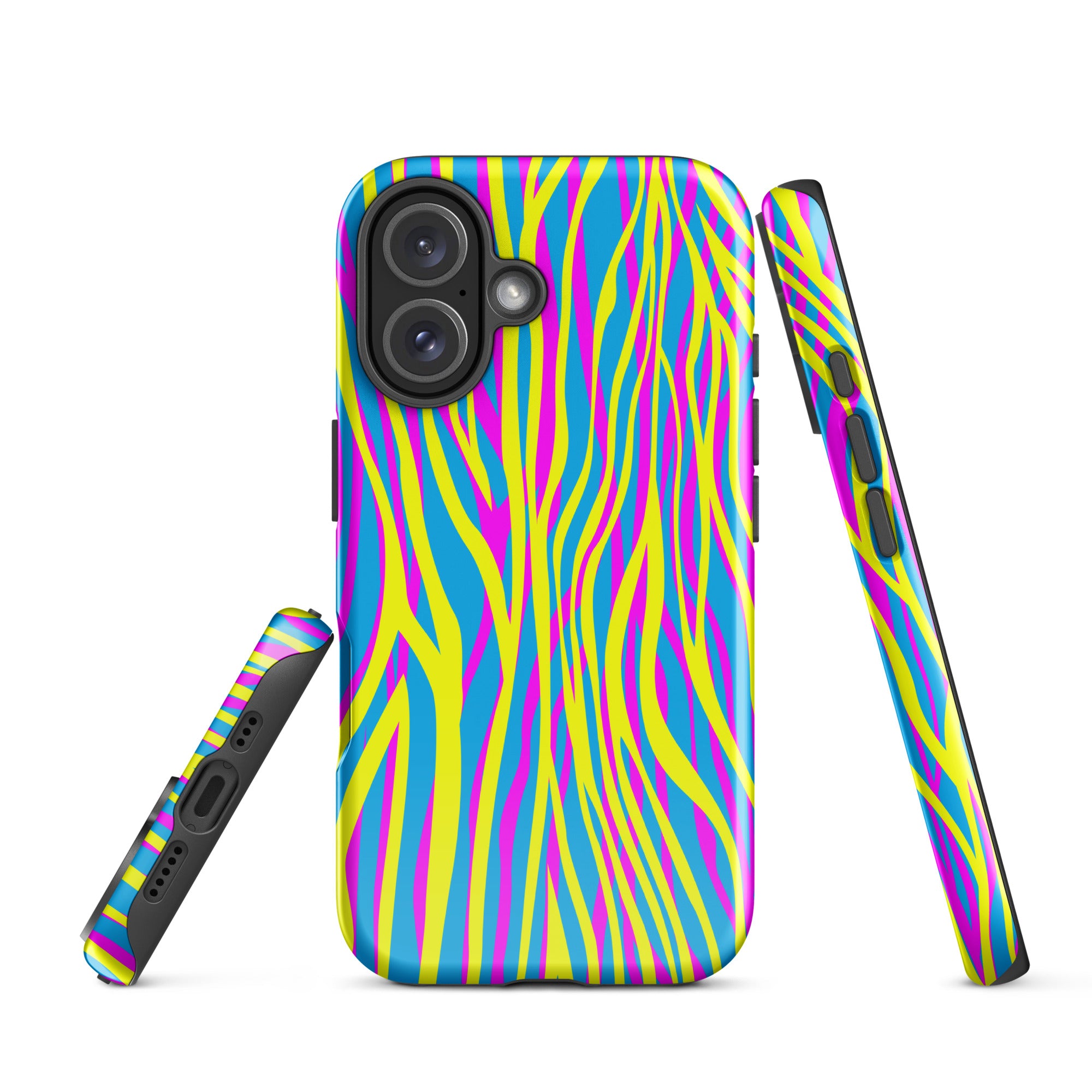 Tough Case for iPhone®- Funky Zebra Pattern IV