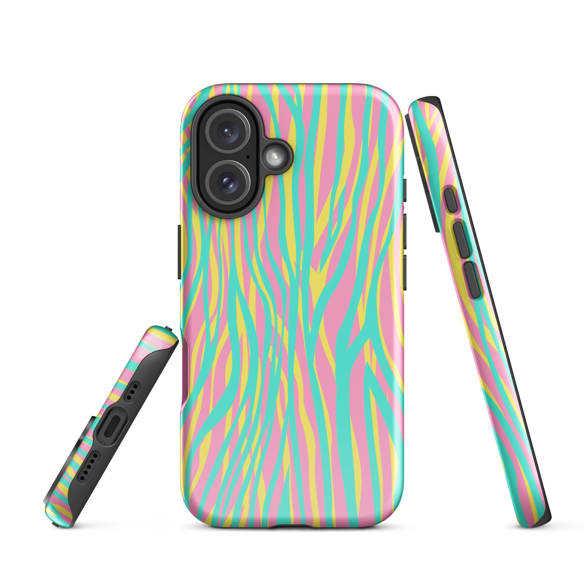 Tough Case for iPhone®- Funky Zebra Pattern I